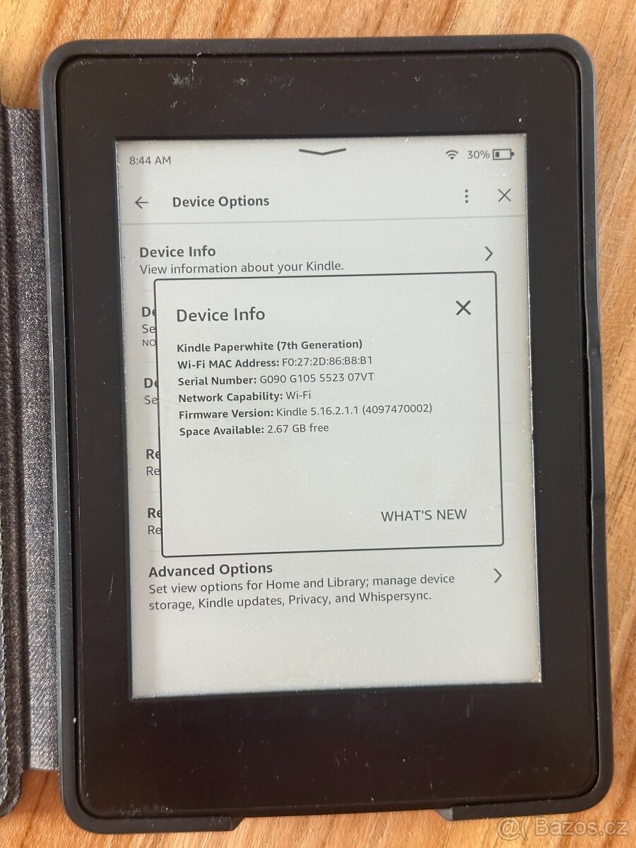 Amazon Kindle Paperwhite 7. gen čtečka knih 4GB + obal - 2