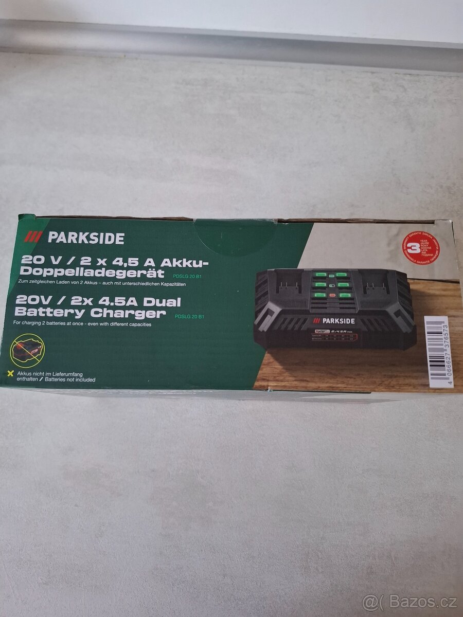 Duální rychlo nabíječka Parkside - 2