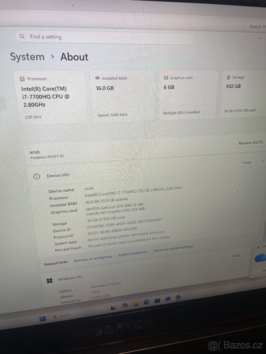 Acer Predator - 2
