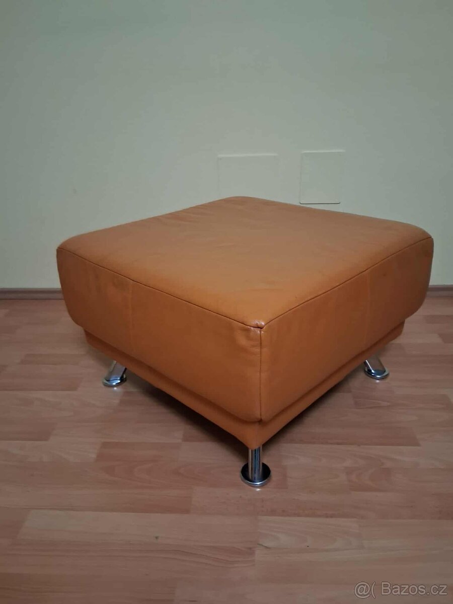 Taburet kožený - 2