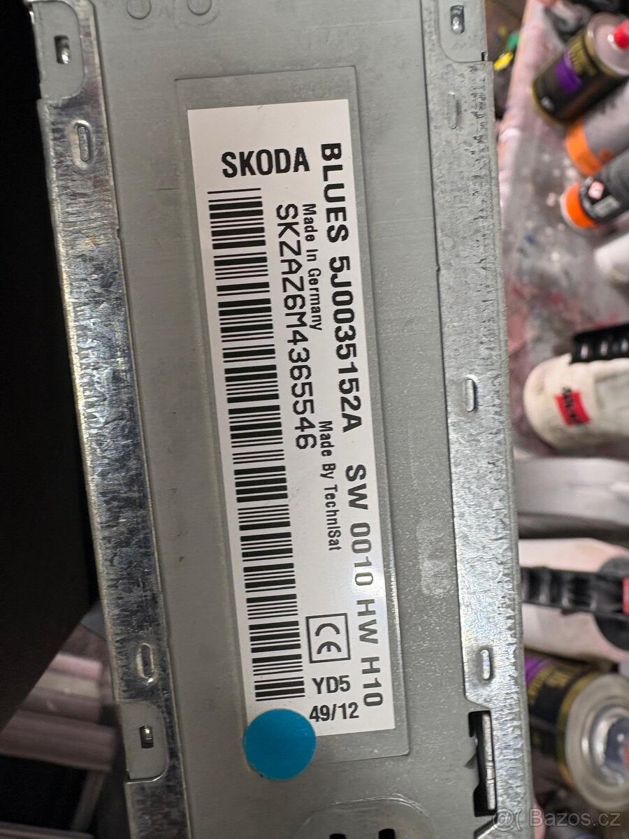 Autorádio Škoda Blues 5J0035152A - 2