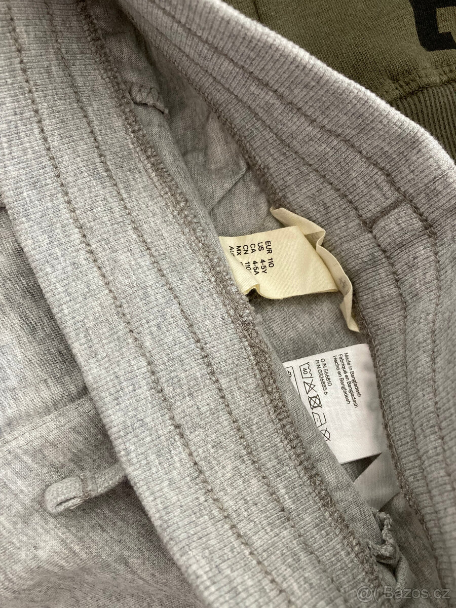 5x tepláky H&M, v. 110/116 NOVÉ - 2