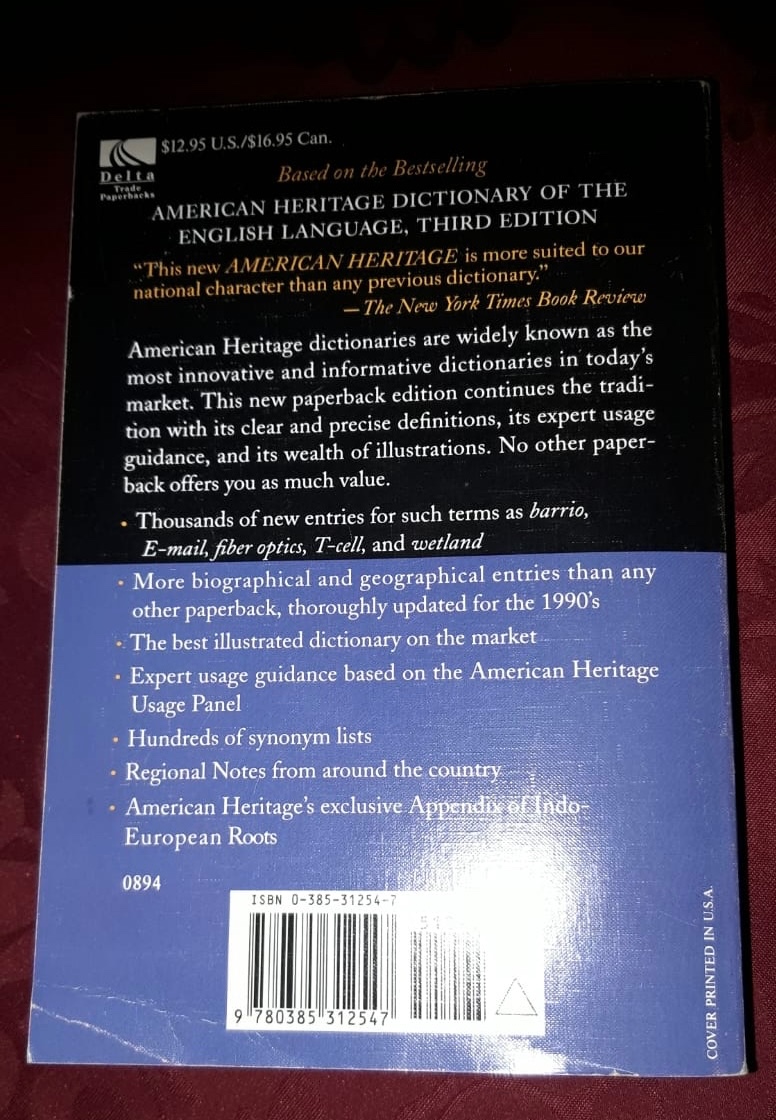 American Heritage Dictionary - 2