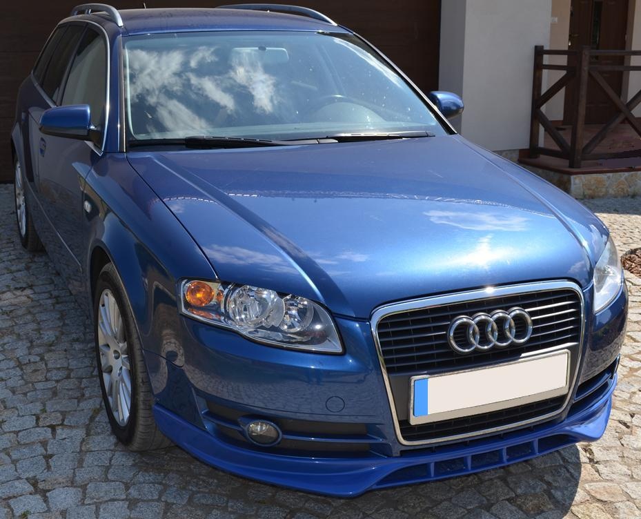 Audi A4 B7 (04-07) přední tuning spoiler, vzhled S-LINE - 2