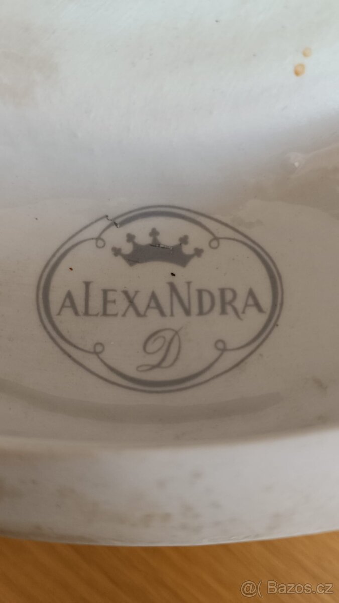 Porcelánové hodiny - ROYAL DUX, Alexandria - 2