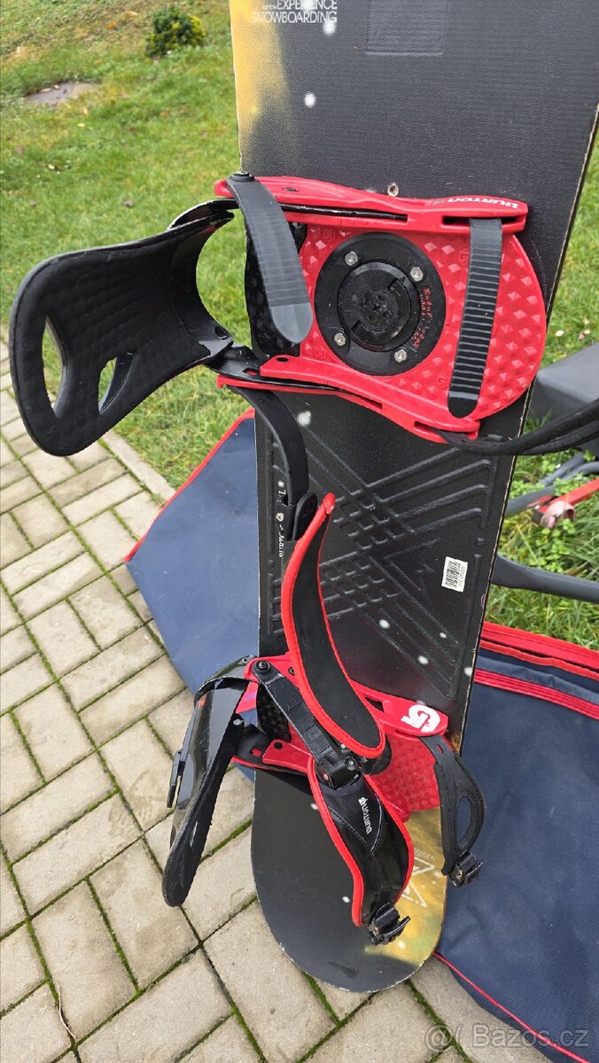 Set snowboard Burton 134 a boty Head 41 s BOA utahováním - 2