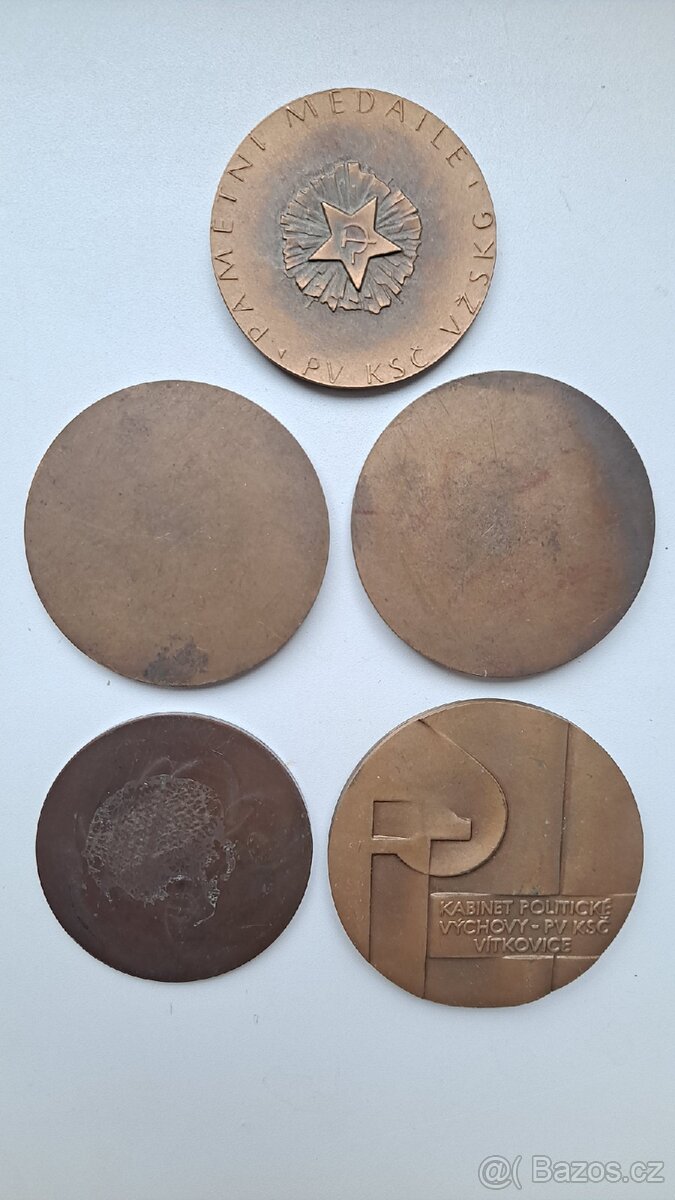 Medaile Vítkovické Železárny Klementa Gottwalda - 2