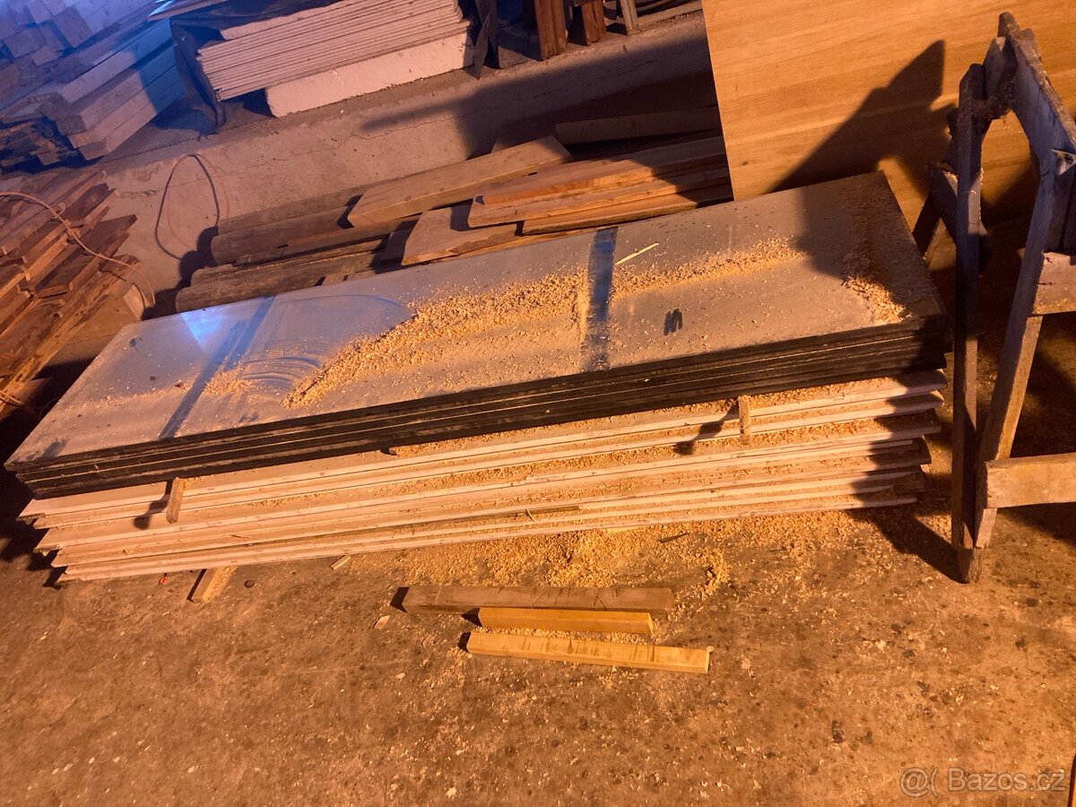 Dřevěný rám sklo x dveře x sklo - 2