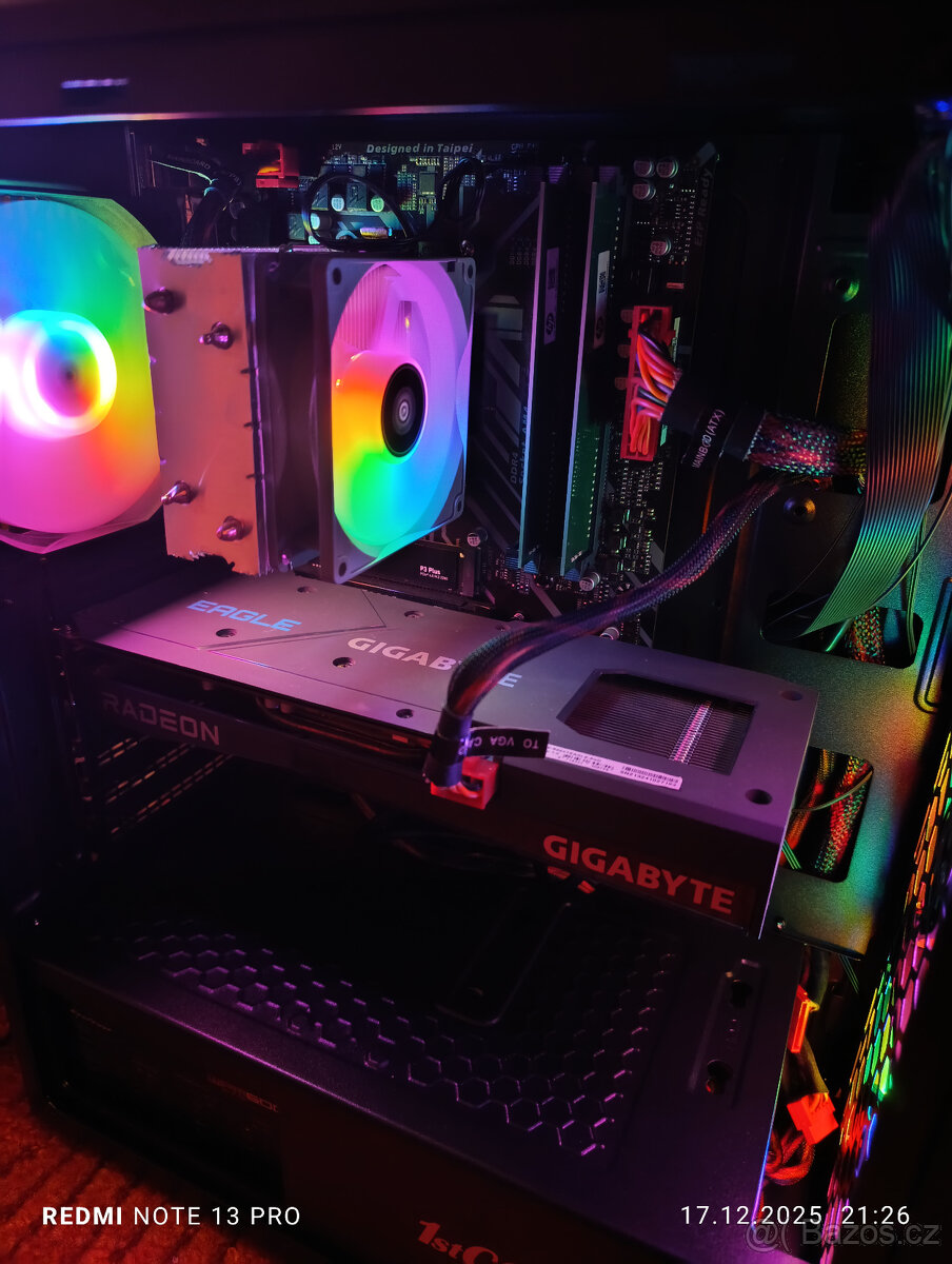 Herní PC - Ryzen 3600, 16GB RAM, SSD+HDD, 6600XT, WIN11 - 2