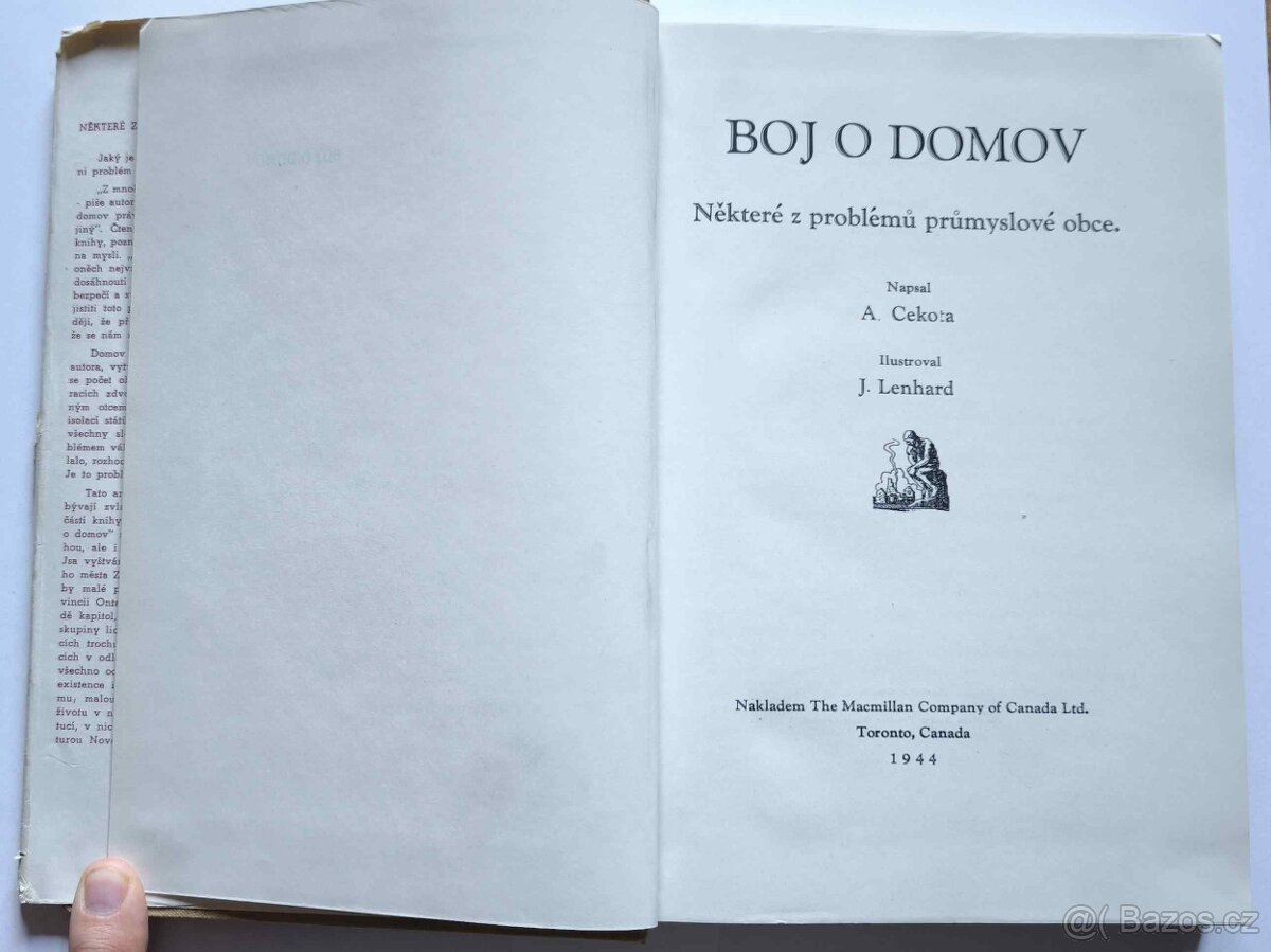 Boj o domov: Některé z problémů průmyslové obce 1944 A.Cekot - 2