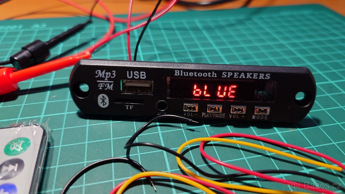 Modul Bluetooth USB SD MP3 FM AUX s dálkovým ovladačem č.1 - 2