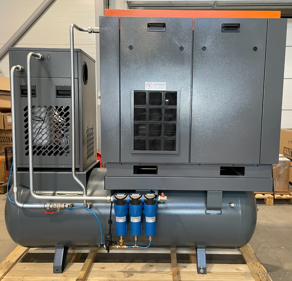 Šroubový kompresor WALTER SLCTG-15/16 bar - 2