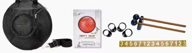 Hand Pan buben C dur - 15 tónů - 2