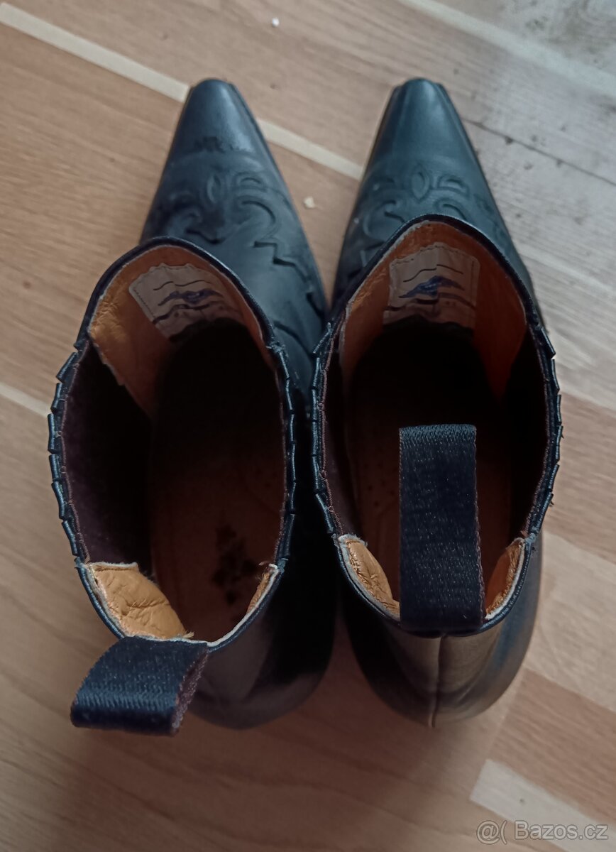 Prodám pánské kožené boty koně - 2