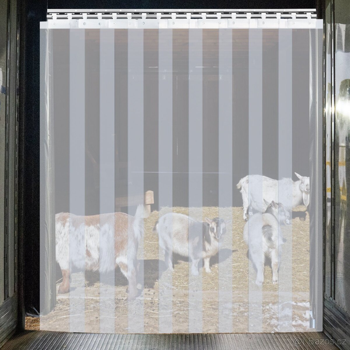 PVC pás/závěs - 25 m, tl. 3 mm - 2