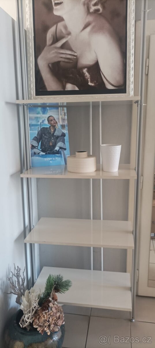 Variabilní policový systém (hliník/bílá) - 2