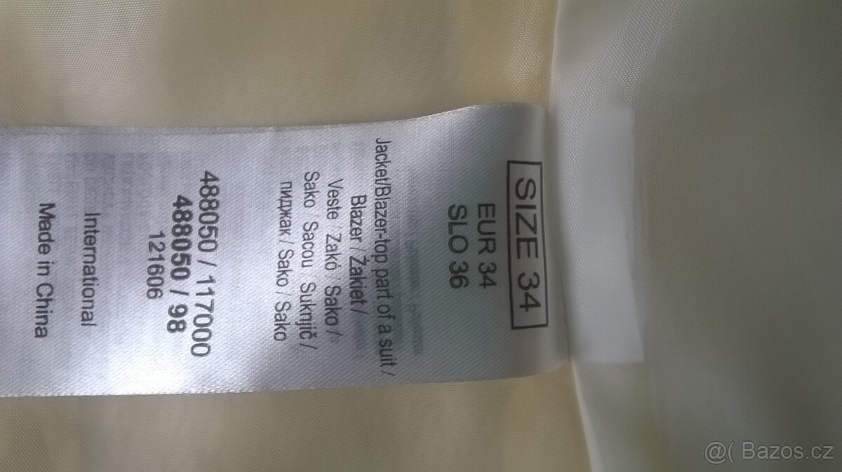 Orsay žluté sako vel. XS - 2