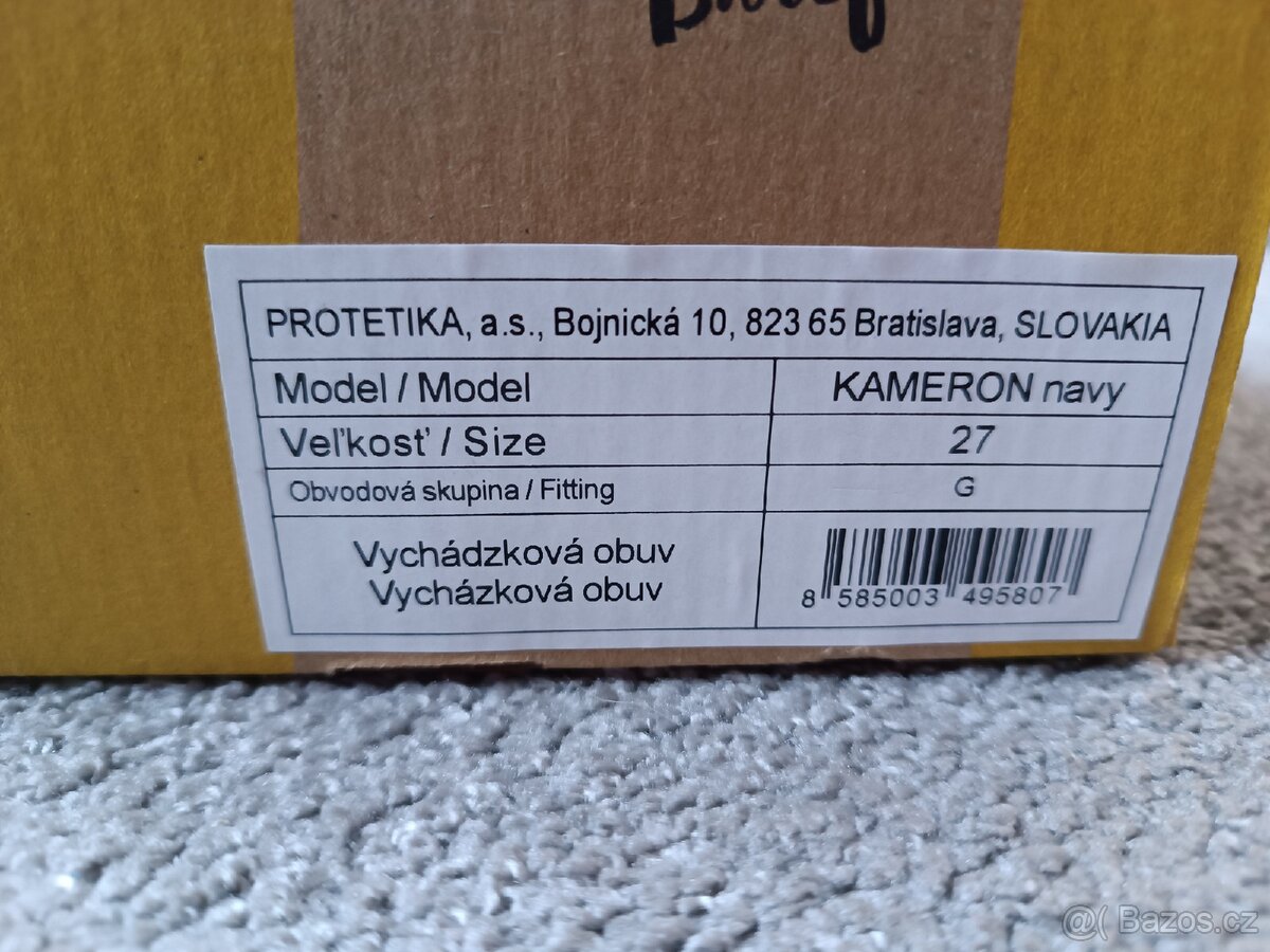 Celoroční boty Protetika Kameron Navy vel. 27 - 2