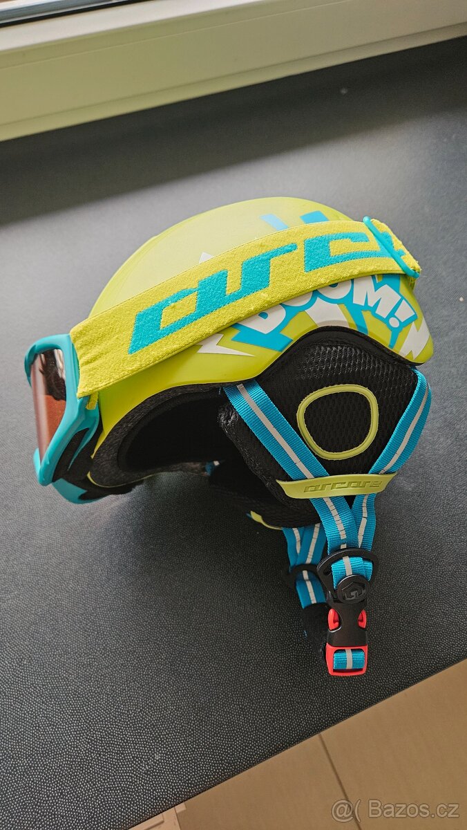 Helma lyžařská Arcore vč brýlí - 2