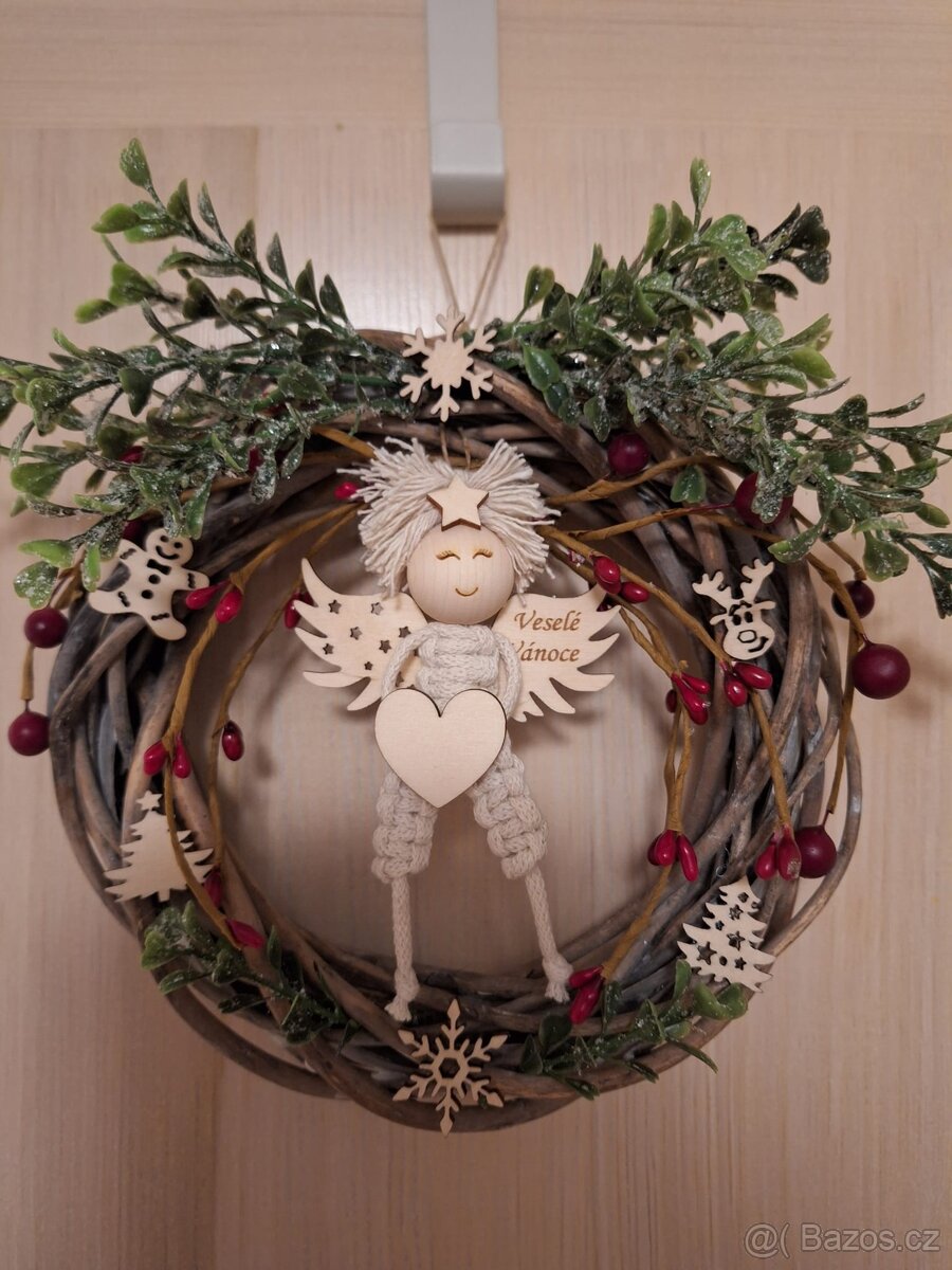 Boho věneček - andělíček - 2