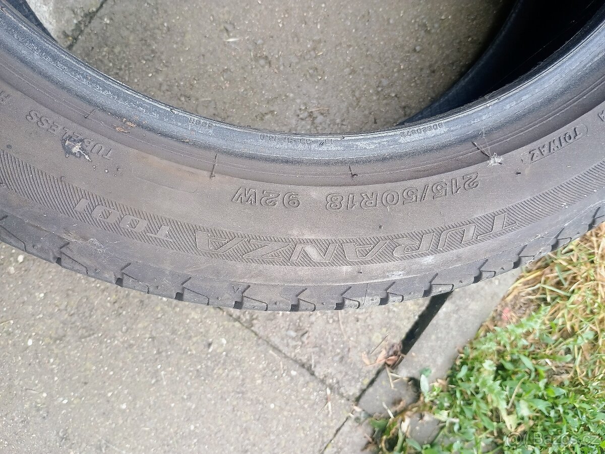 Bridgestone turanza too1 215/50 R18 - 2