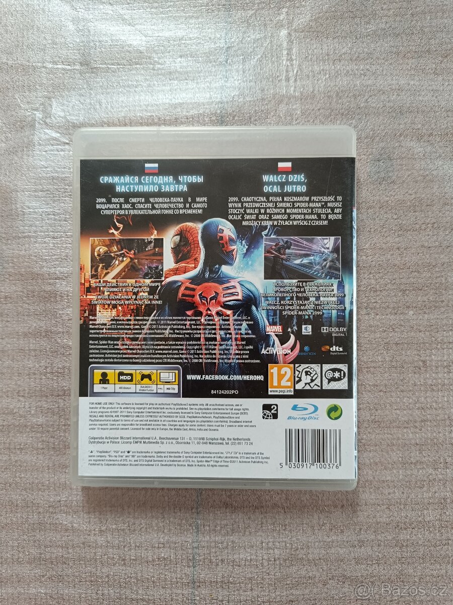 Spiderman Edge of Time PS3 / PlayStation 3 hra - 2