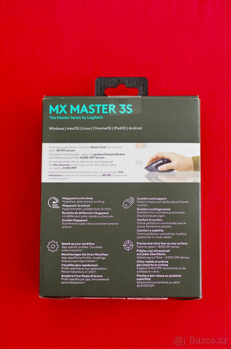 Logitech MX Master 3S - Tichá profesionální ergonomická myš - 2