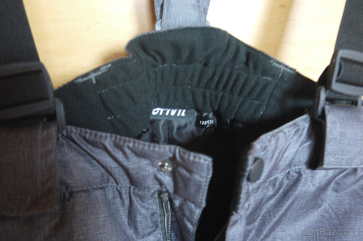 Lyžařské/zateplené chlapecké kalhoty vel. 122/128 - 2