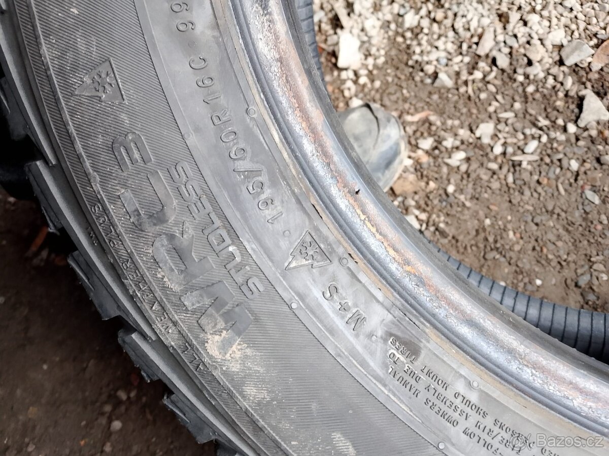 195/60/16c 99/97t Nokian - zimní pneu 2ks - 2