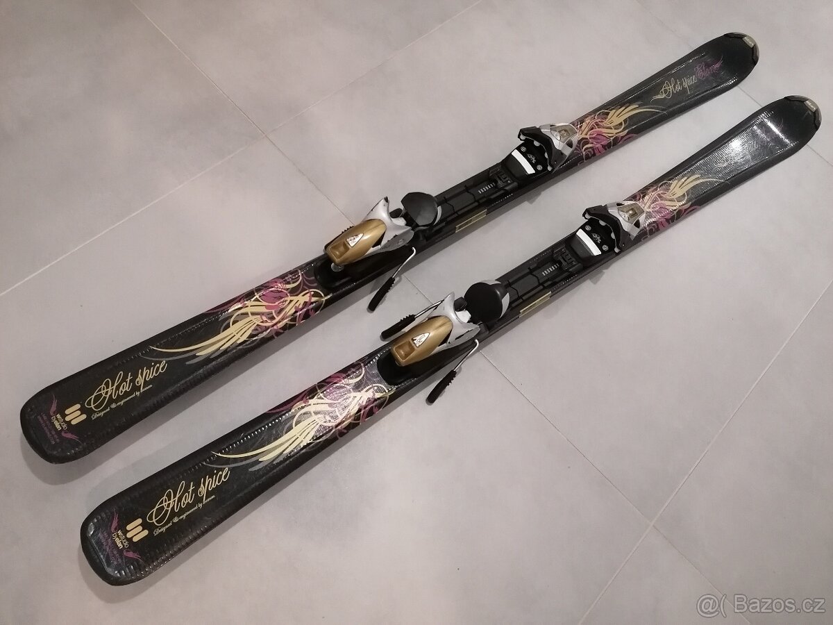 Prodám lyže Elan Hot Spice. Velikost 140cm. - 2