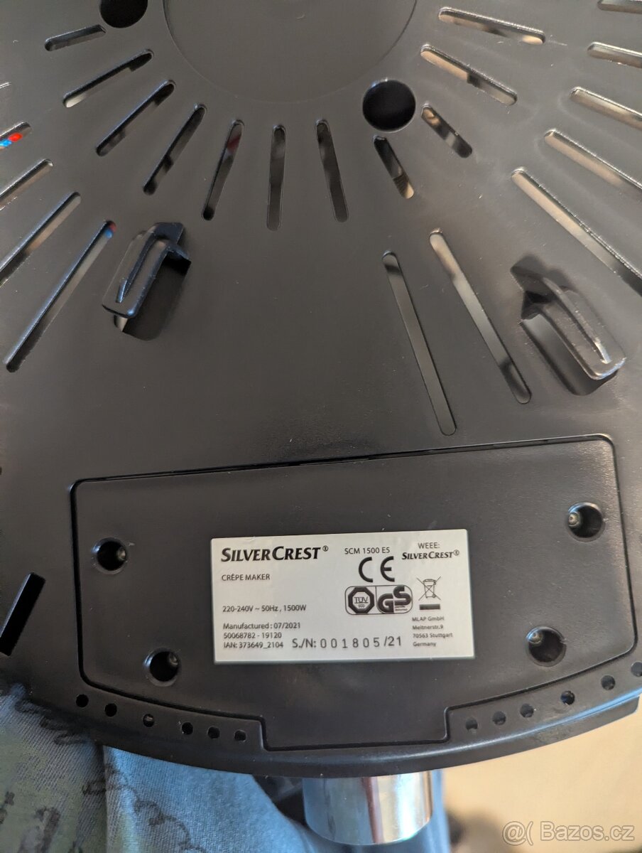 Nepoužitý palačinkovač SCM 1500 E5 SILVERCREST - 2