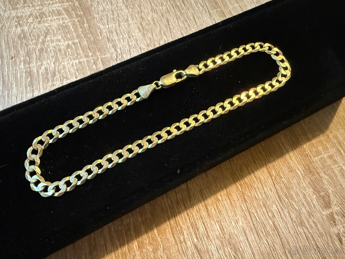 Zlatý náramek 6,54g 585/1000 - 2