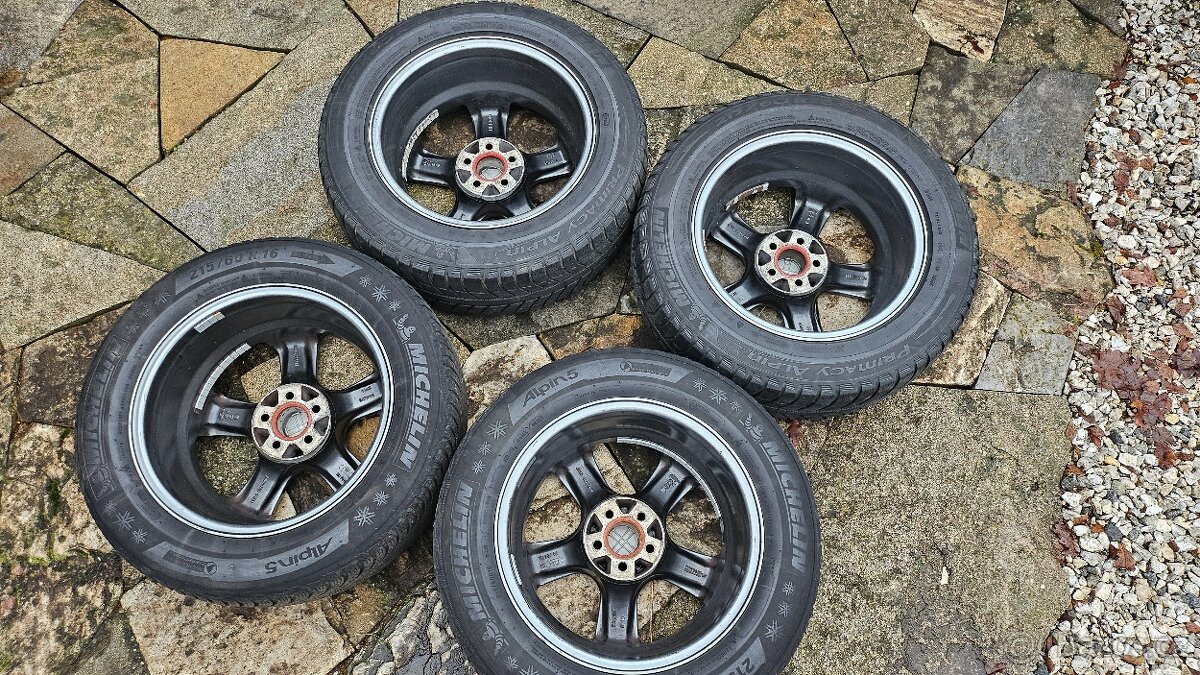 Alu disky + zimní pneu 215/60 R16 - 2