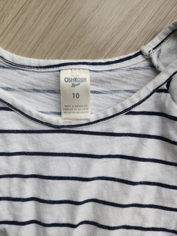 Dívčí bavlněné šaty Oshkosh vel 128 top - 2