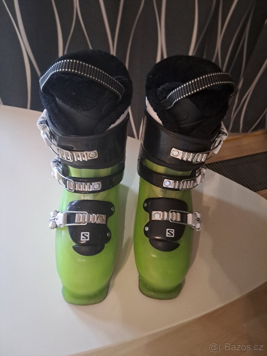 Juniorské lyžáky Salomon, vel. 25,5 - 2