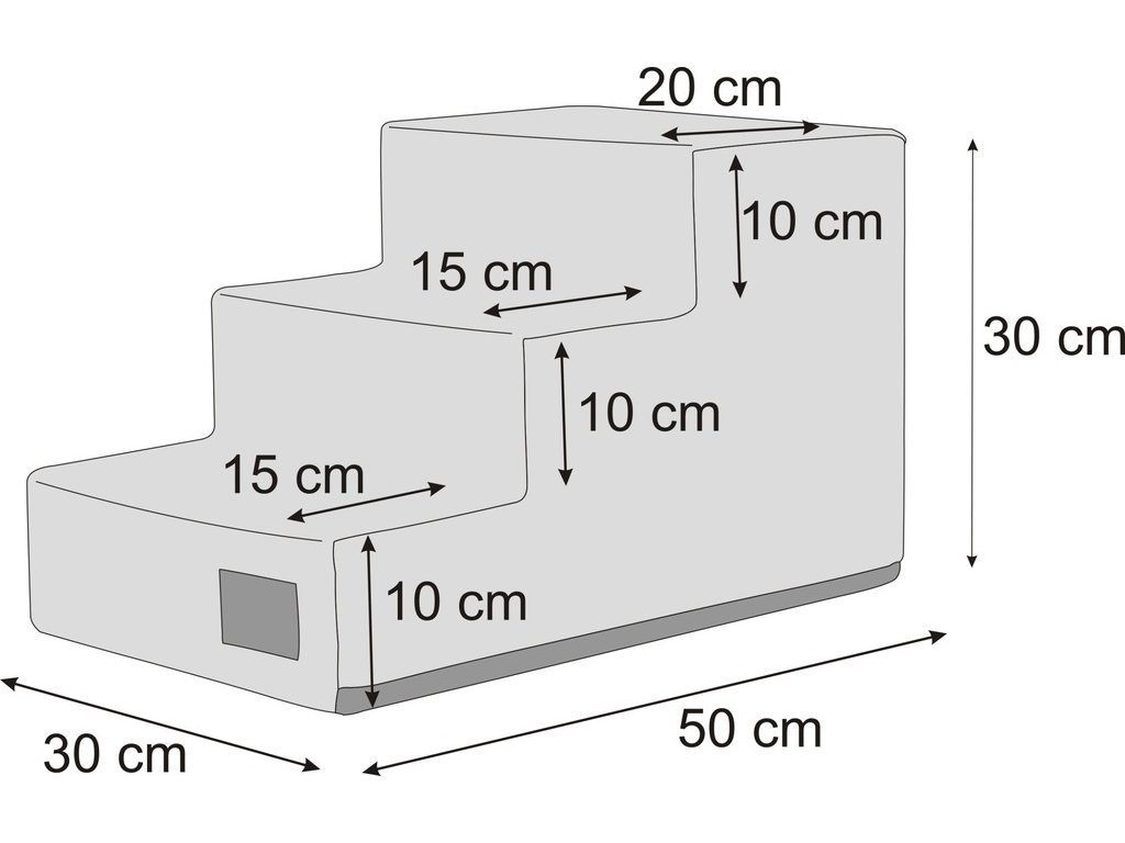 Schody pro psa "INARI" - 2