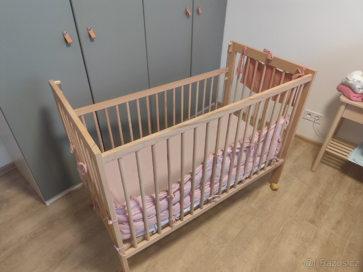 Dětská postýlka Dub eco + matrace - 2