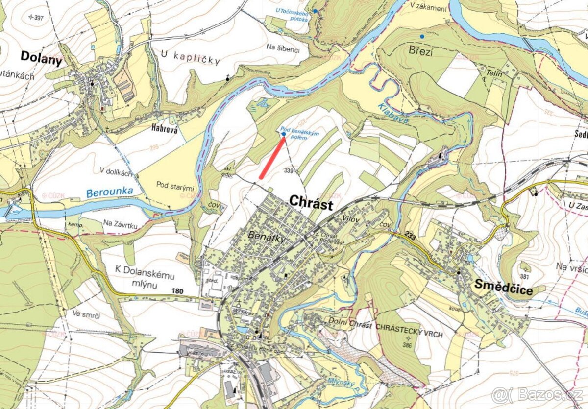 Zemědělská půda, prodej, Chrást, Plzeň město - 2