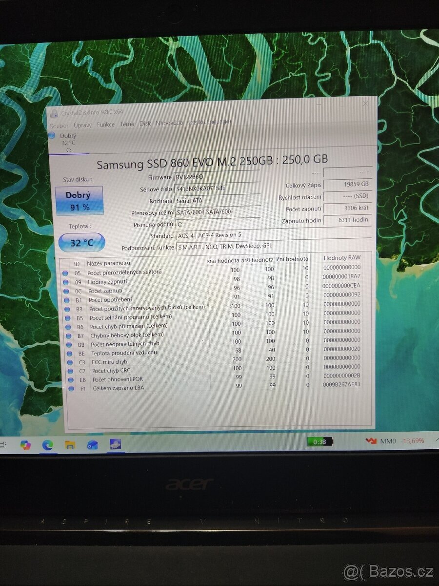 Samsung evo 250gb ssd M2 - 2