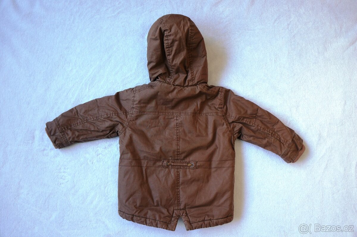 Dětská bunda NEXT - hnědá - velikost 92 - 2