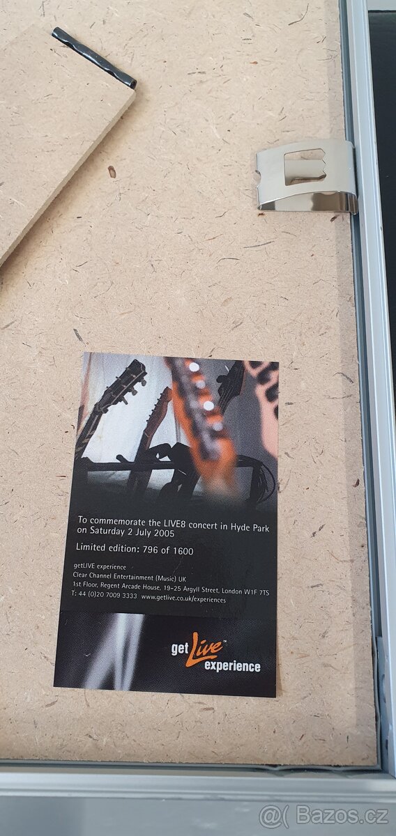 Live 8 plaketa, obraz - 2