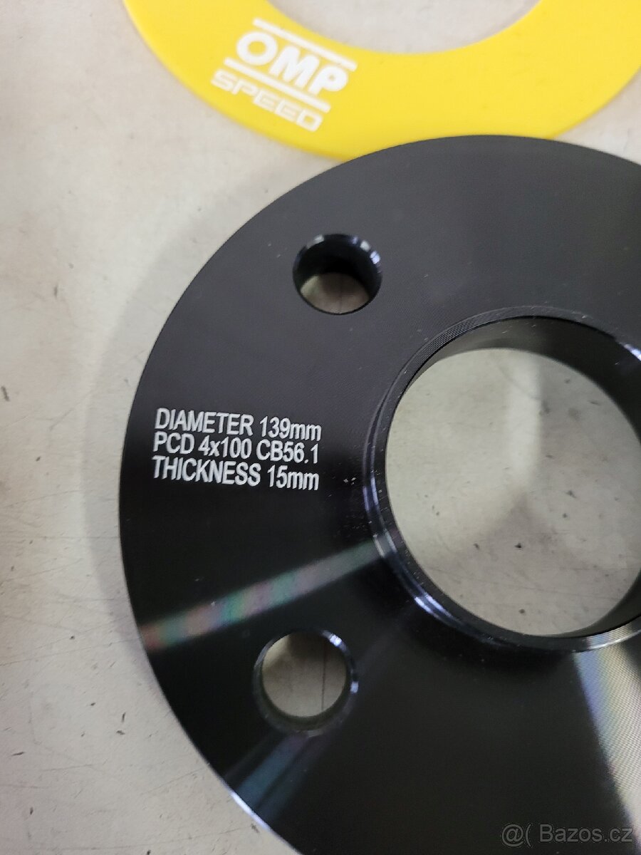Rozšiřovácí podložky OMP 4x100/ 15mm - 2
