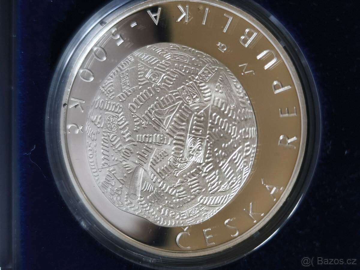 Sada 500 kč 2011 - 2015 Proof - 2