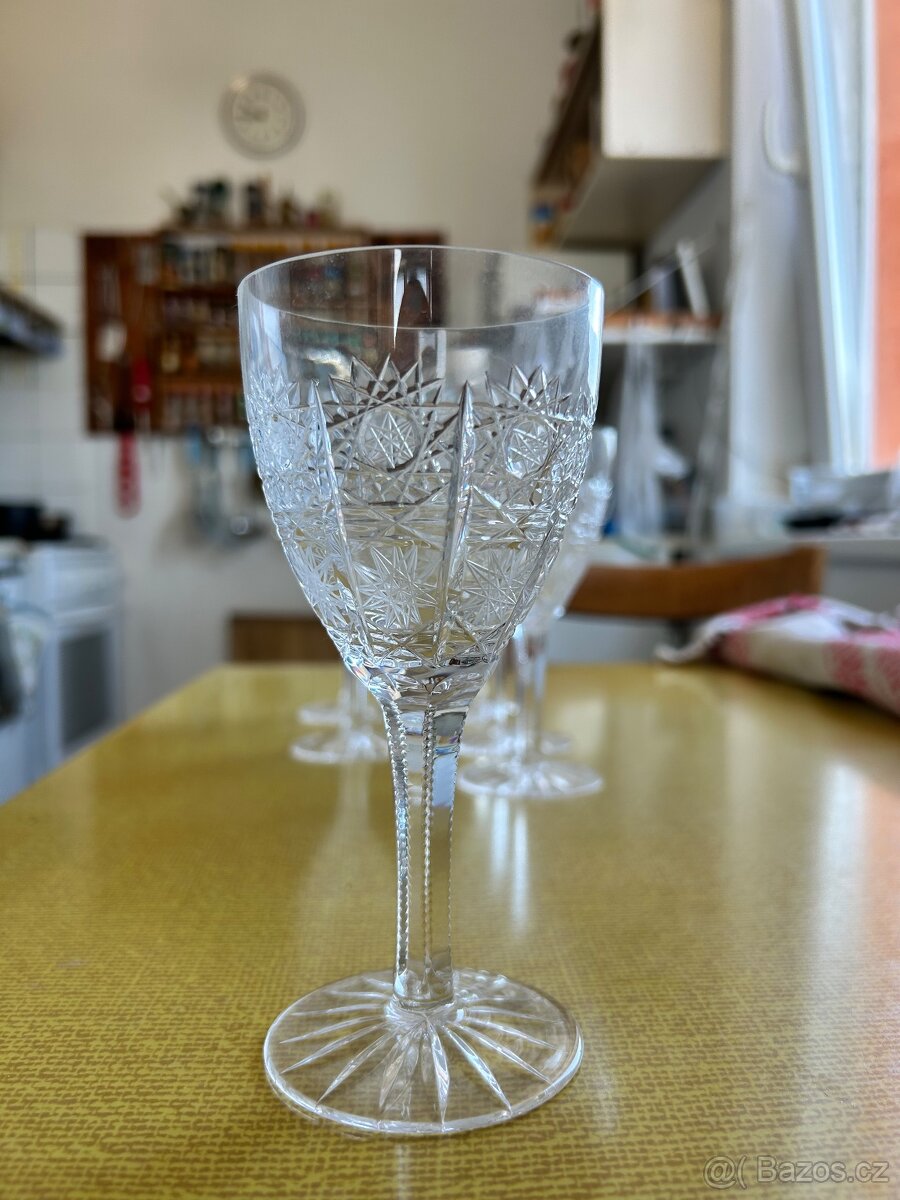 Sada broušených sklenic - 2