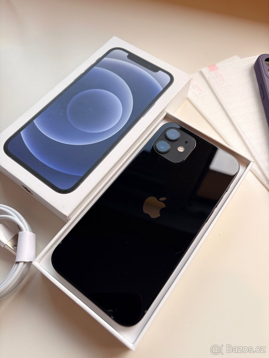 IPhone 12 128gb černá, nový - 2