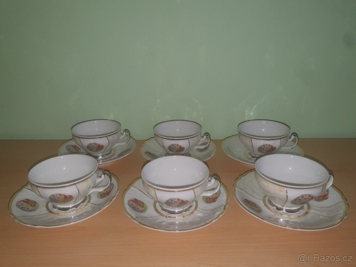 Sada na čaj motiv Tři grácie Bernadotte - 2