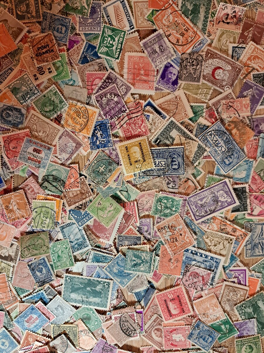 Staré známky 1000 ks - 2