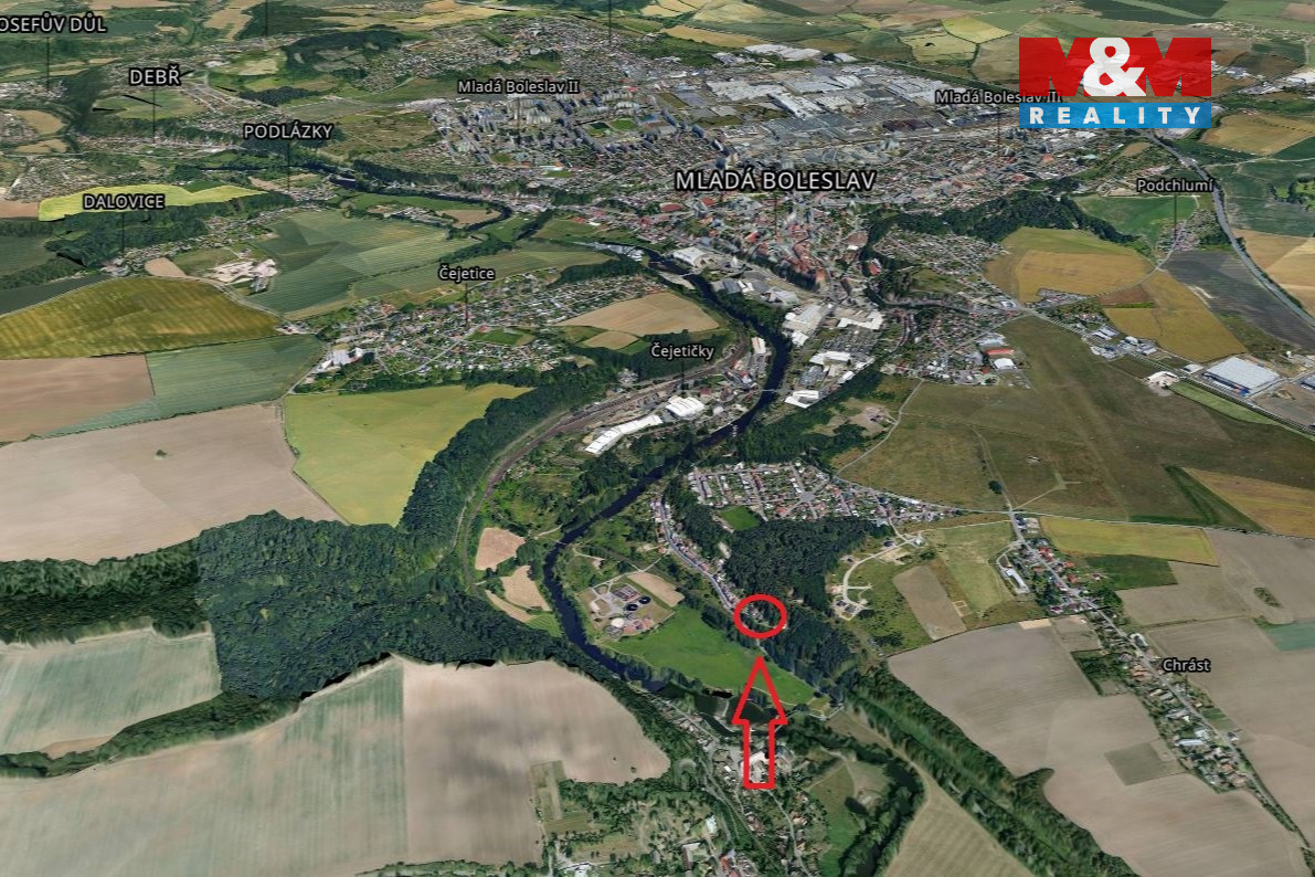 Prodej pozemku k bydlení, 384 m², Mladá Boleslav - Čejetice - 2
