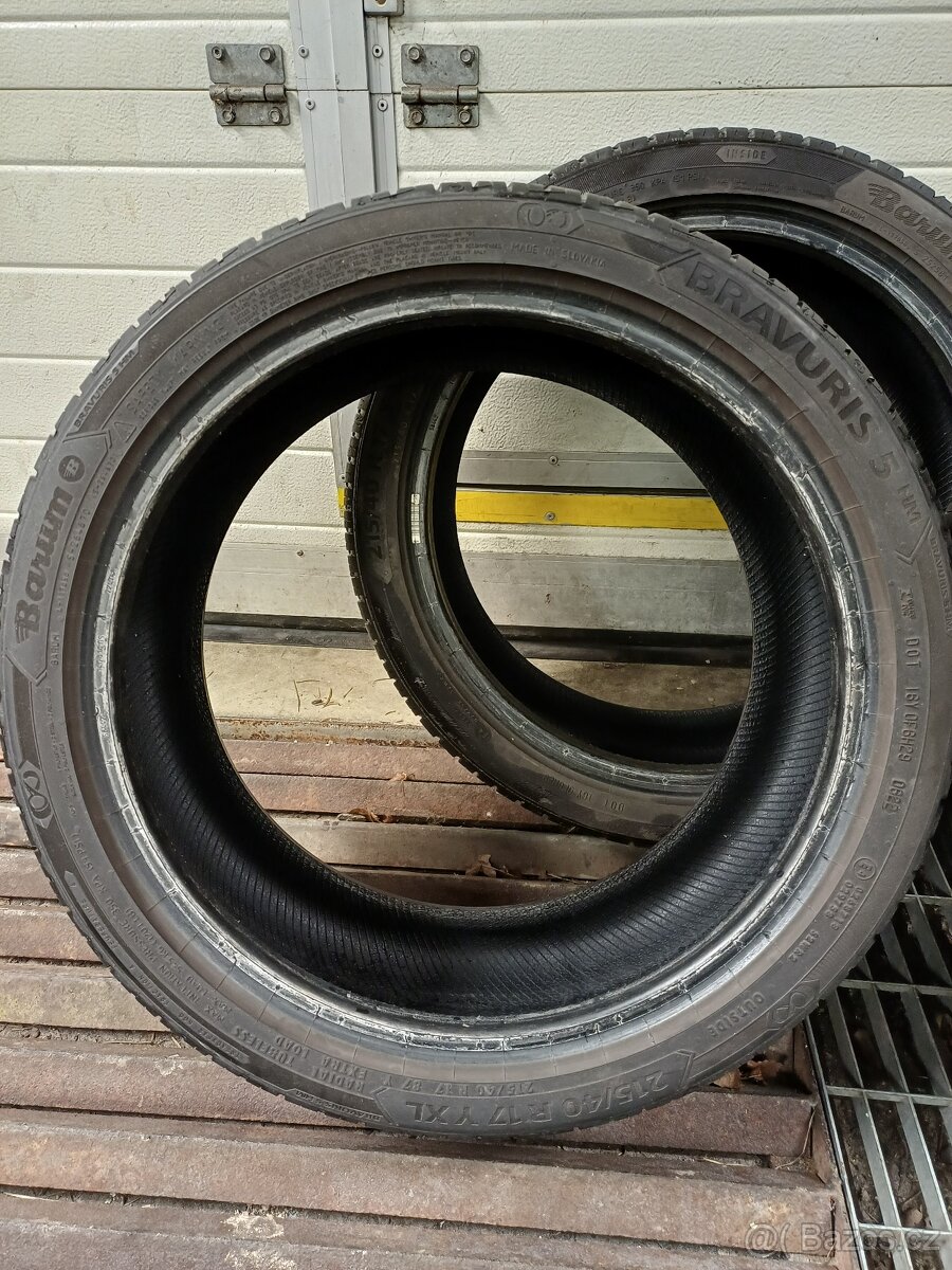 LETNÍ 215/40 R17 4Ks - 2