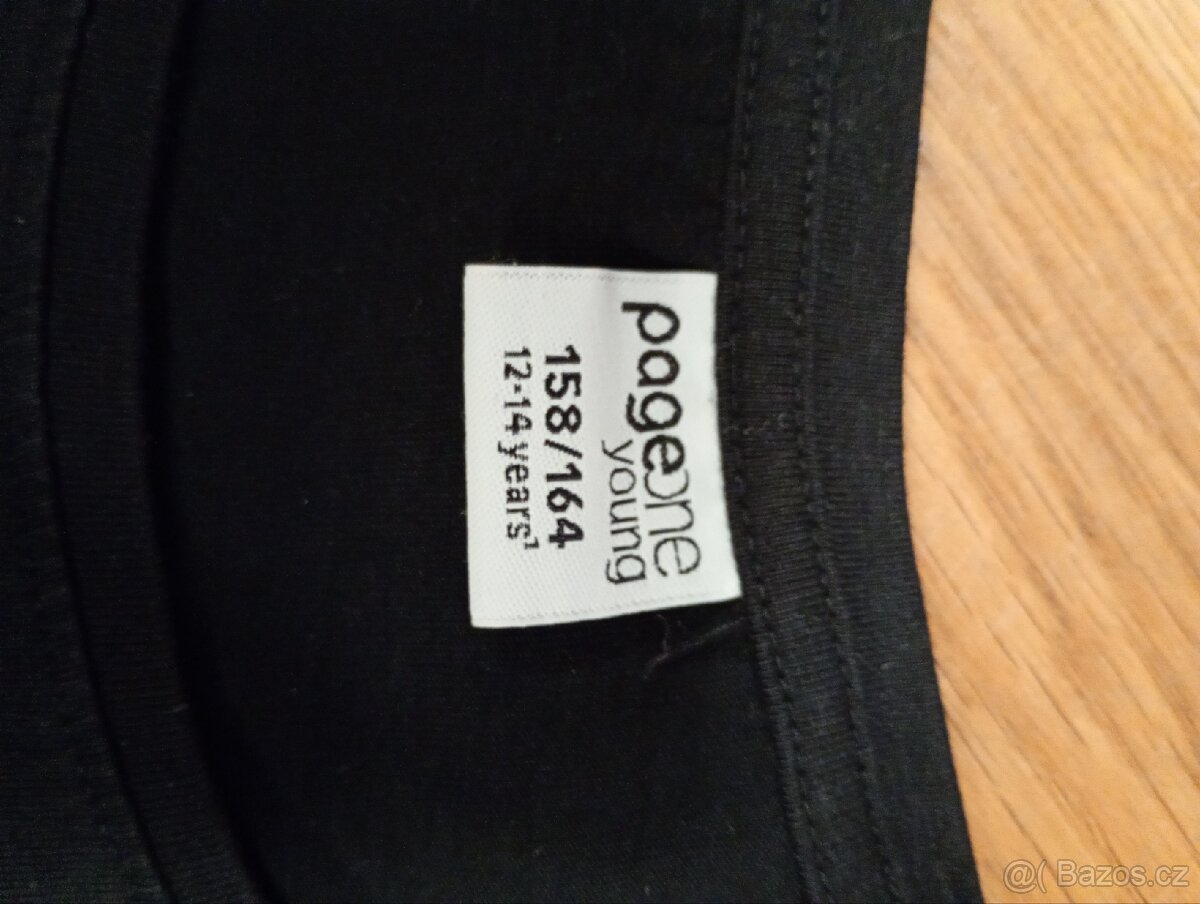 Dívčí černé tričko - 2